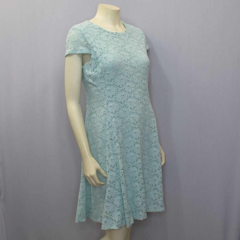 ALFANI LACE MINT DRESS‎ SZ 10 P